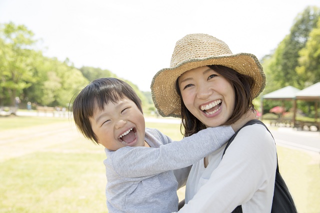 お母さんと男の子